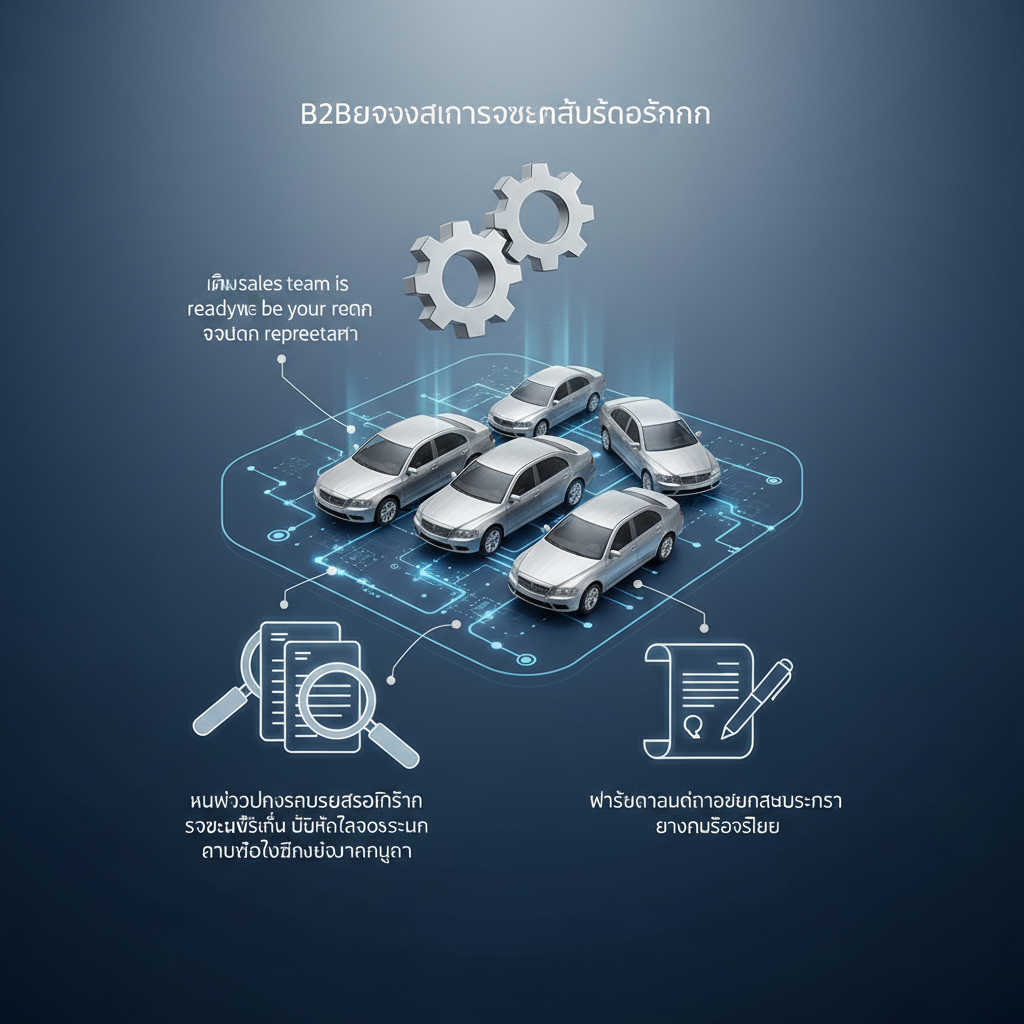 บริการจัดการรถเช่าสำหรับองค์กร (B2B Car Rental)
