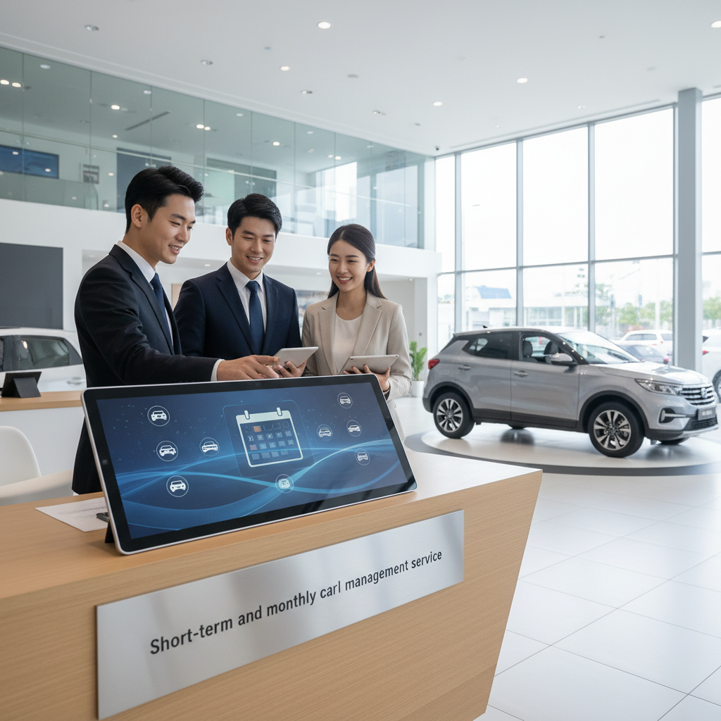 บริการจัดการรถเช่าระยะสั้นและรายเดือน