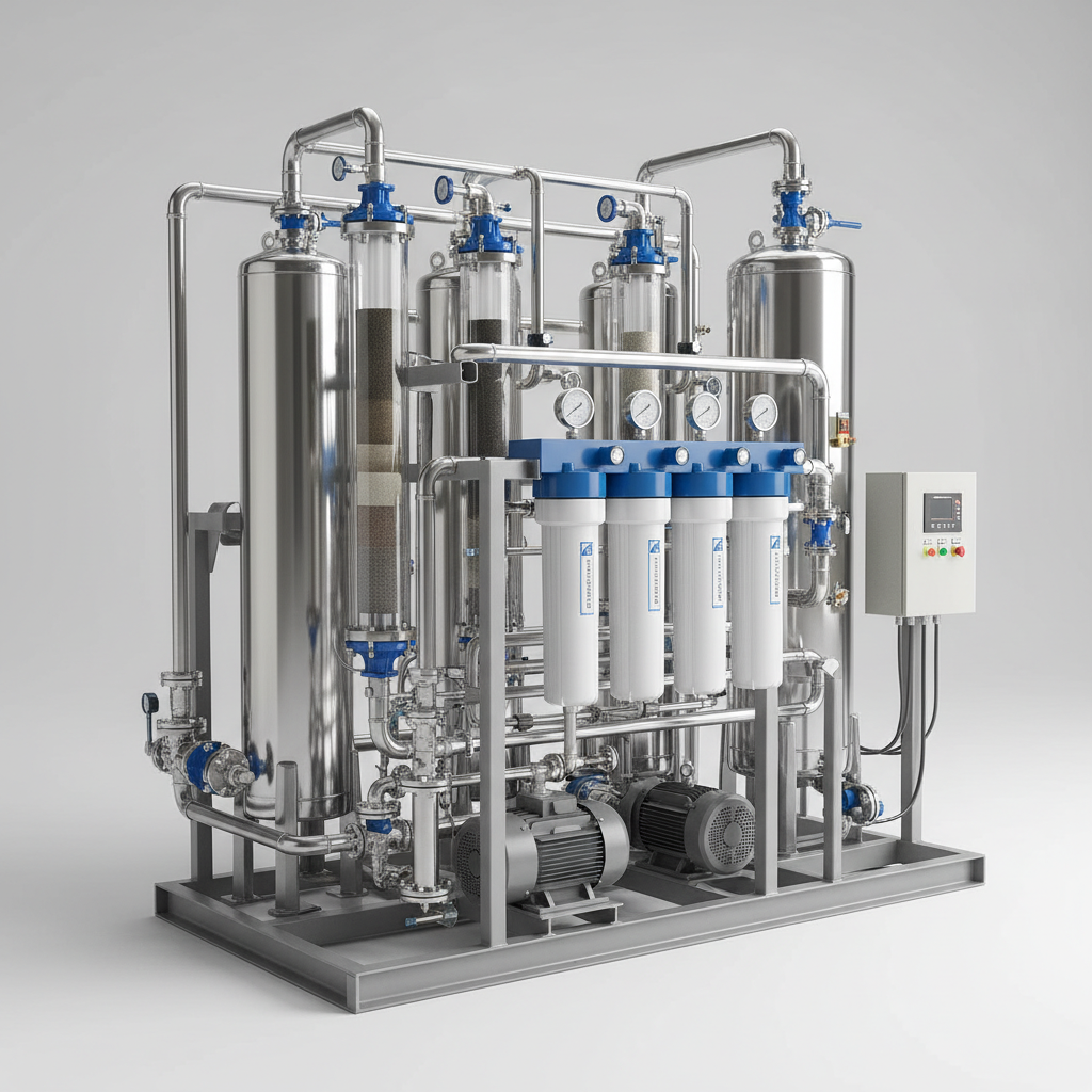 ระบบกรองน้ำสำหรับอุตสาหกรรมและโรงงานผลิตน้ำดื่ม