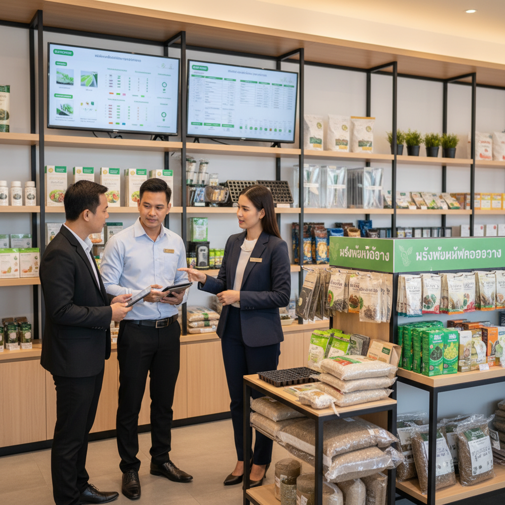 เกี่ยวกับตัวแทนจำหน่าย ร้านขายเมล็ดพันธุ์ผักและอุปกรณ์เพาะปลูกครบวงจร