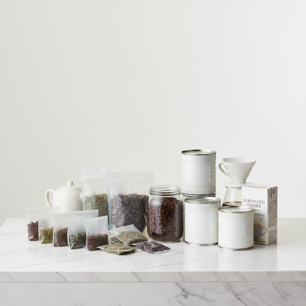 ชา กาแฟ และผลิตภัณฑ์นม