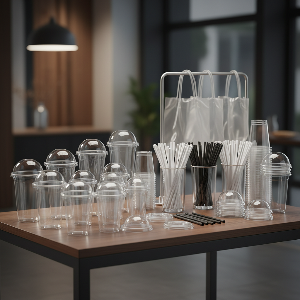 บรรจุภัณฑ์ แก้ว ฝา และหลอด