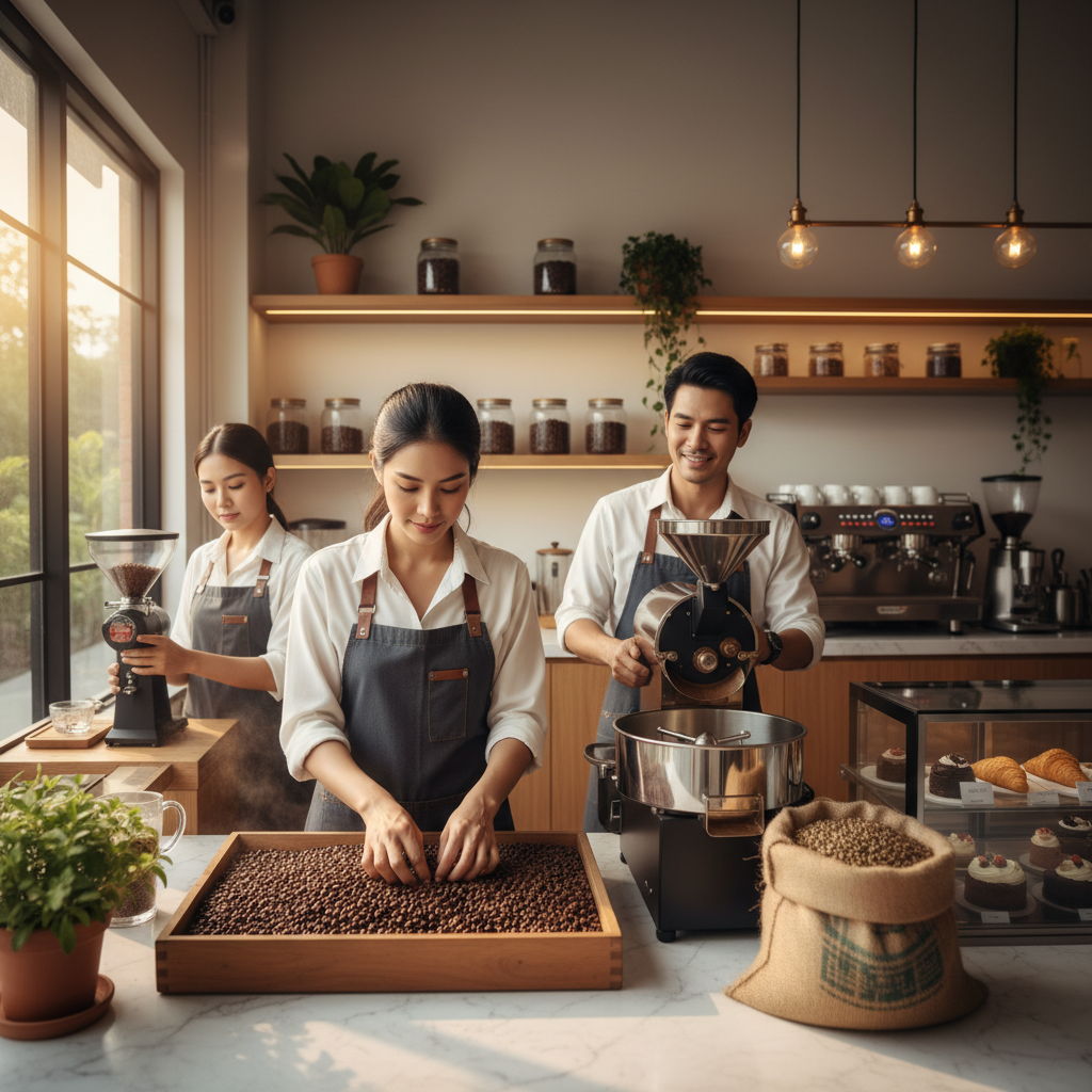 ประวัติบริษัท ร้านกาแฟ บ้านสวน คอฟฟี่