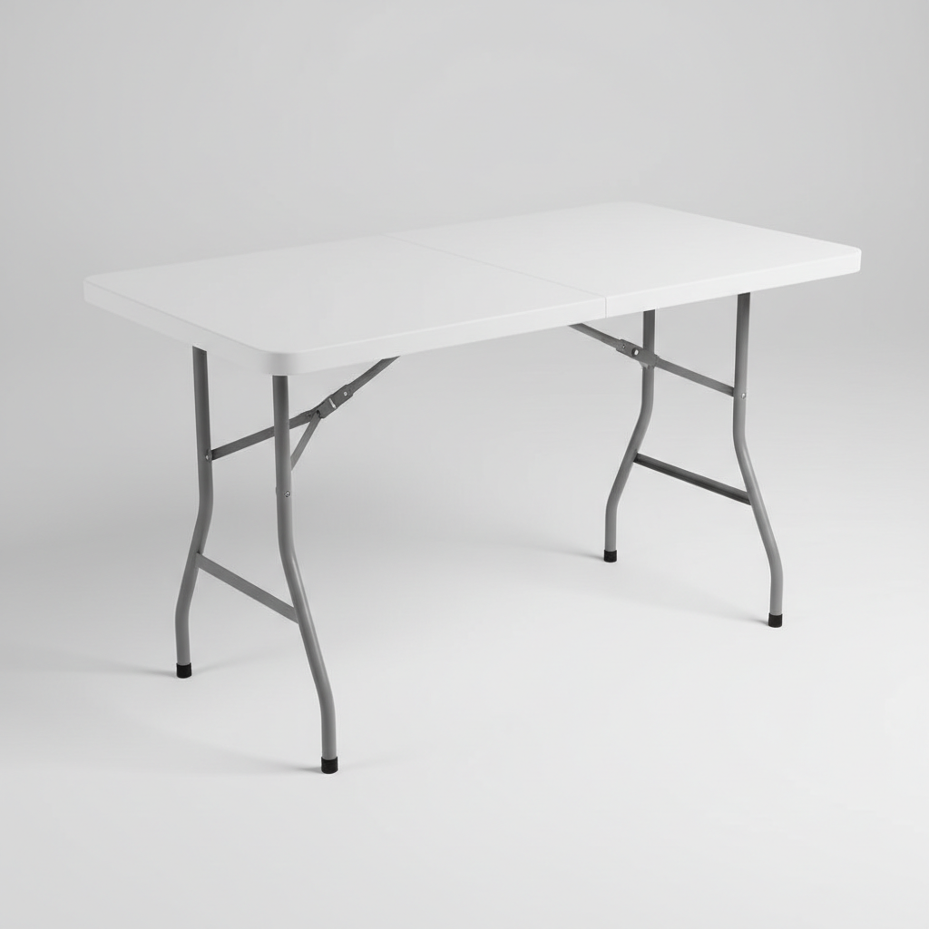 โต๊ะพับอเนกประสงค์หน้าขาว (Folding Tables)