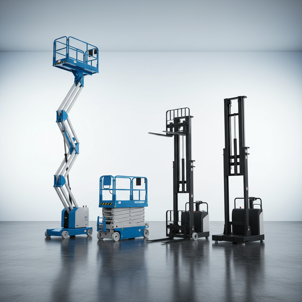 รถกระเช้าไฟฟ้าและรถยกสูง (Electric Aerial Platforms & Stackers)