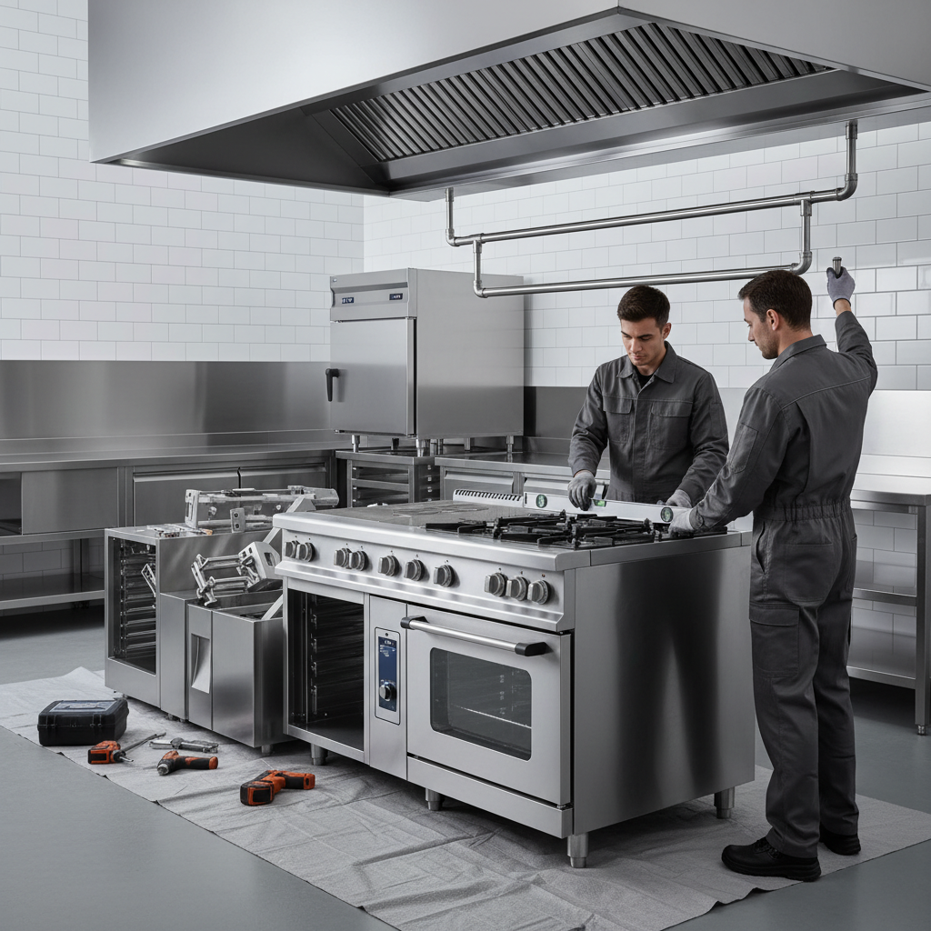 บริการจัดหาและติดตั้งอุปกรณ์ครัวคุณภาพสูง (Premium Kitchen Equipment Installation)