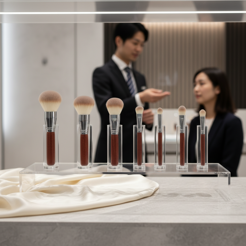 CHIYODA BRUSH แปรงแต่งหน้าขนสัตว์