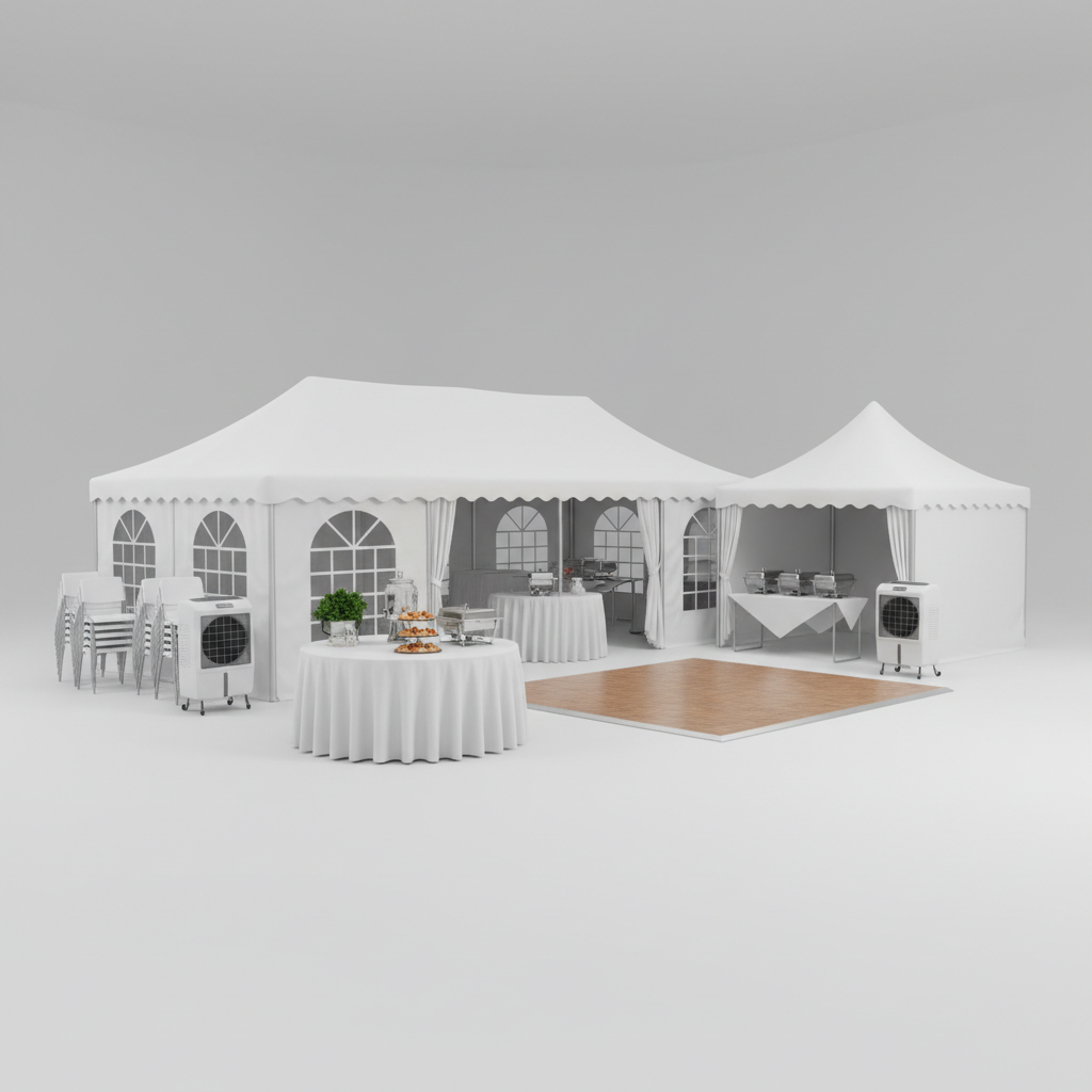 ศูนย์รวมเต็นท์ให้เช่า เต็นท์ผ้าใบ เต็นท์สีขาว เต็นท์สำหรับจัดงานอีเวนท์ งานออแกไนซ์ จัดงานพิธี ทำบุญบ้าน งานแต่งงาน พร้อมอุปกรณ์ในงานจัดเลี้ยง รายวัน-รายเดือน บางเขน กทม. — สินค้าหลัก