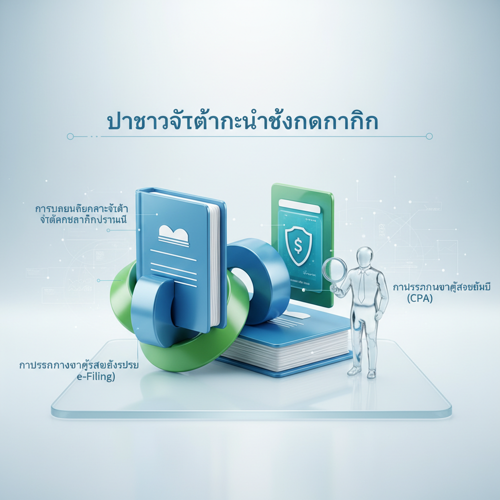 บริการจัดทำและนำส่งงบการเงิน