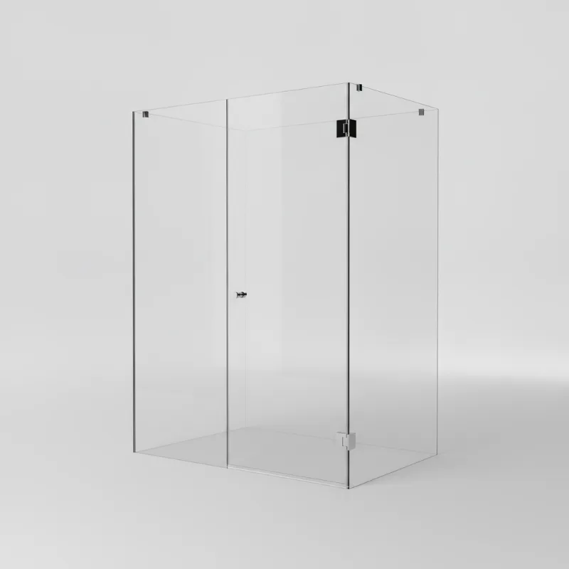 กระจกกั้นอาบน้ำ Frameless