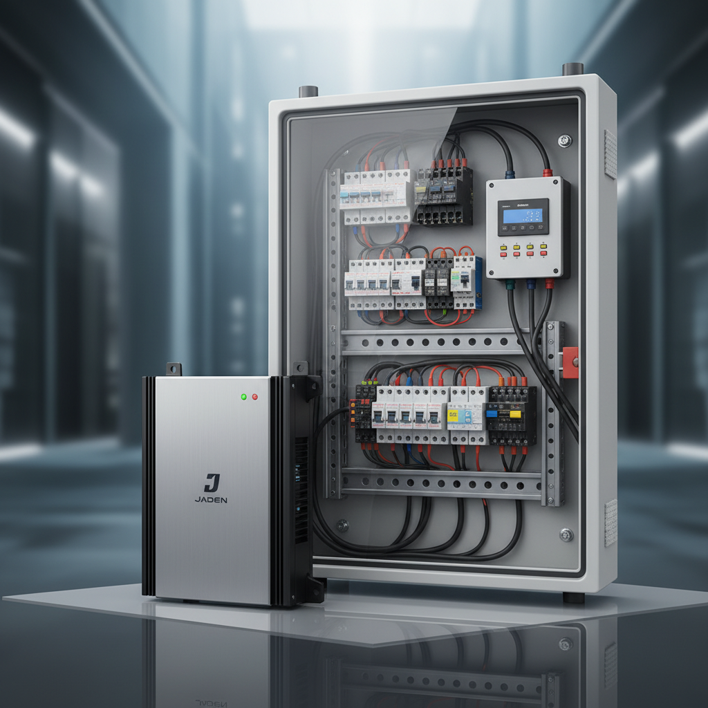 อินเวอร์เตอร์ (JADEN) และรับออกแบบตู้คอนโทรลปั๊มน้ำ