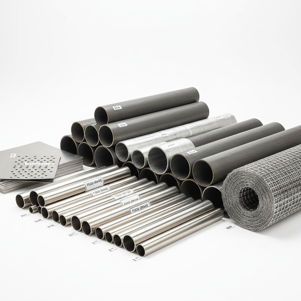 ท่อสแตนเลสแผ่น ท่อฟู้ดเกรด food grade pipe ท่อสแตนเลส 1 นิ้ว ท่อสแตนเลส 2 นิ้ว ท่อสแตนเลส 316 สแตนเลส 304 ท่อเหล็ก ท่อสตรีม สแตนเลสแผ่นเจาะรู ตระแกรงสแตนเลส — สินค้าหลัก