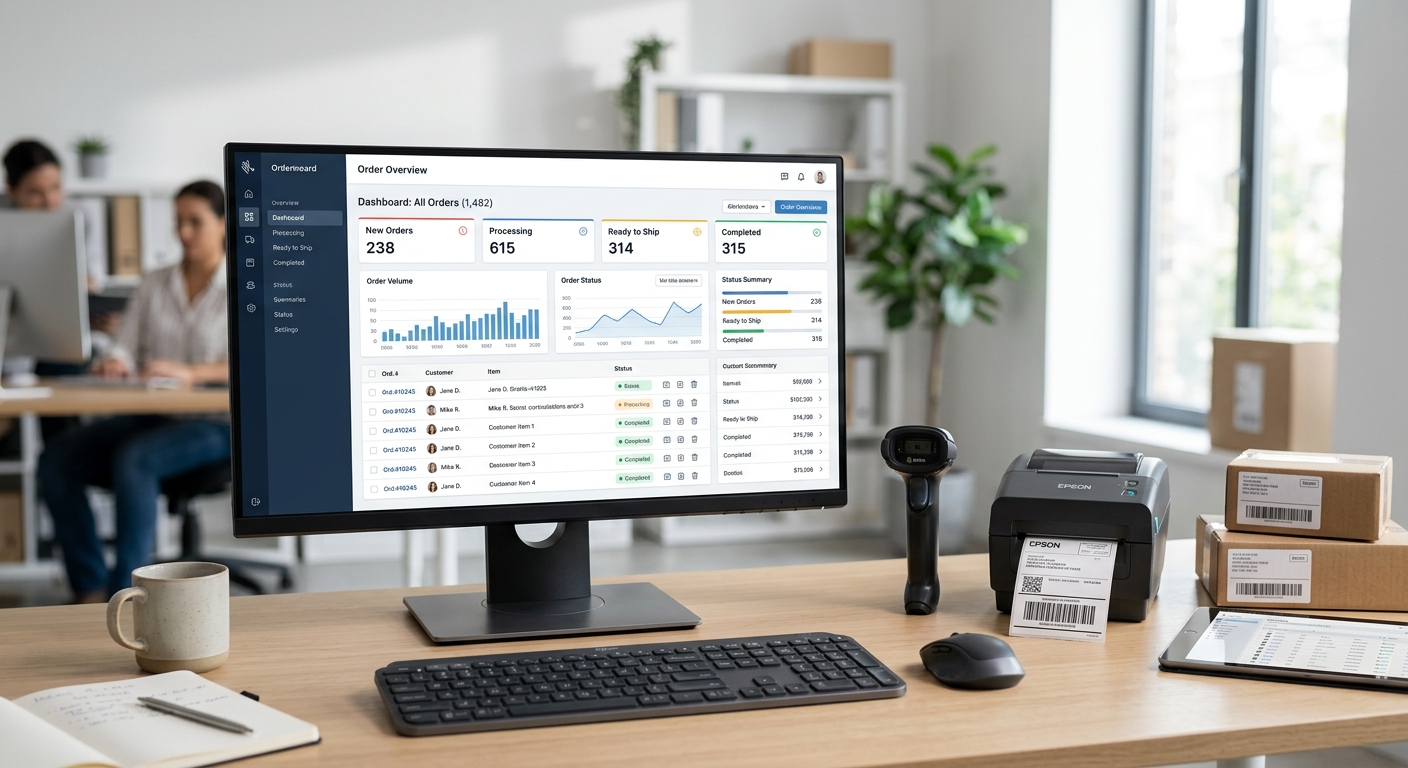 ระบบจัดการออเดอร์