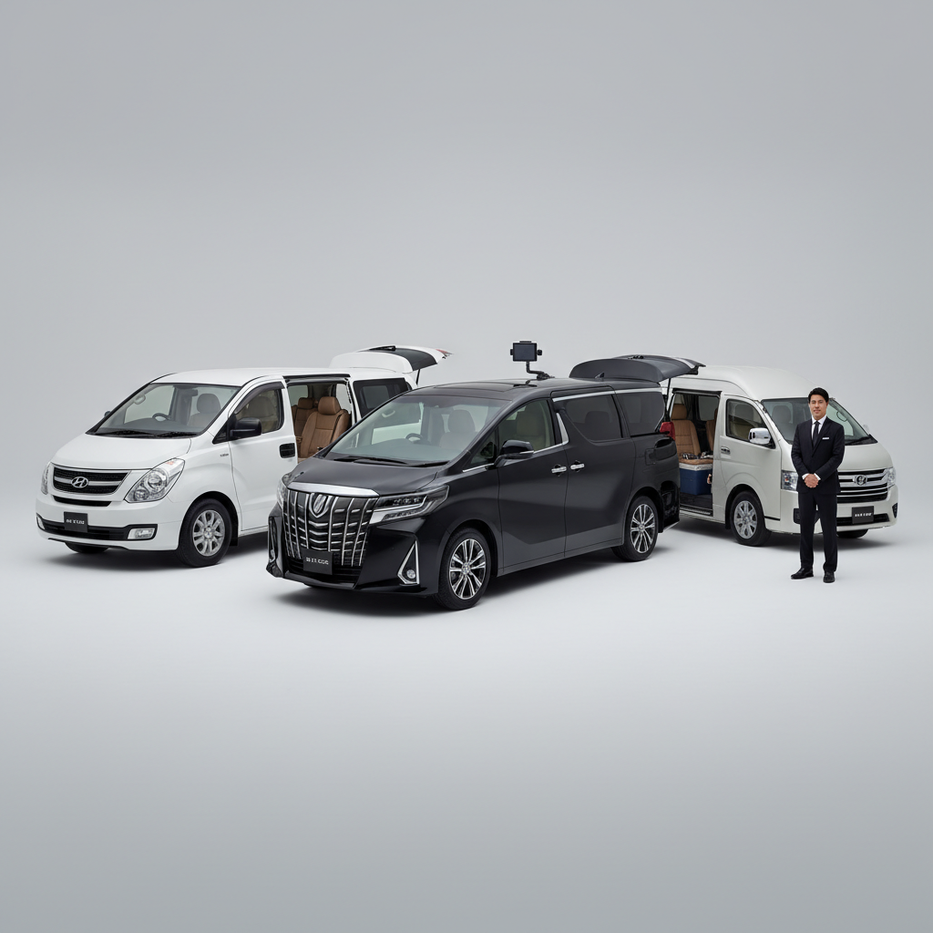 เช่ารถตู้พร้อมคนขับ VIP คนขับมากประสบการณ์ เช่ารถฮุนได H1 เช่ารถ Alphard และอุปกรณ์อำนวยความสะดวกในรถครบครัน ฟรี Wifi ราคาถูกในกรุงเทพมหานคร — สินค้าหลัก