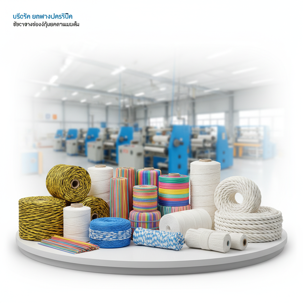 โรงงานผลิตและจำหน่ายเชือกฟาง เชือกฟางโยงกิ่งทุเรียนตราแมวดำ เชือกฟางพลาสติก เชือกฟางเส้นเล็ก เชือกฟางเส้นใหญ่ เชือกเกลียว เชือกไนล่อน เชือกอุตสาหกรรม ราคาส่ง — สินค้าหลัก