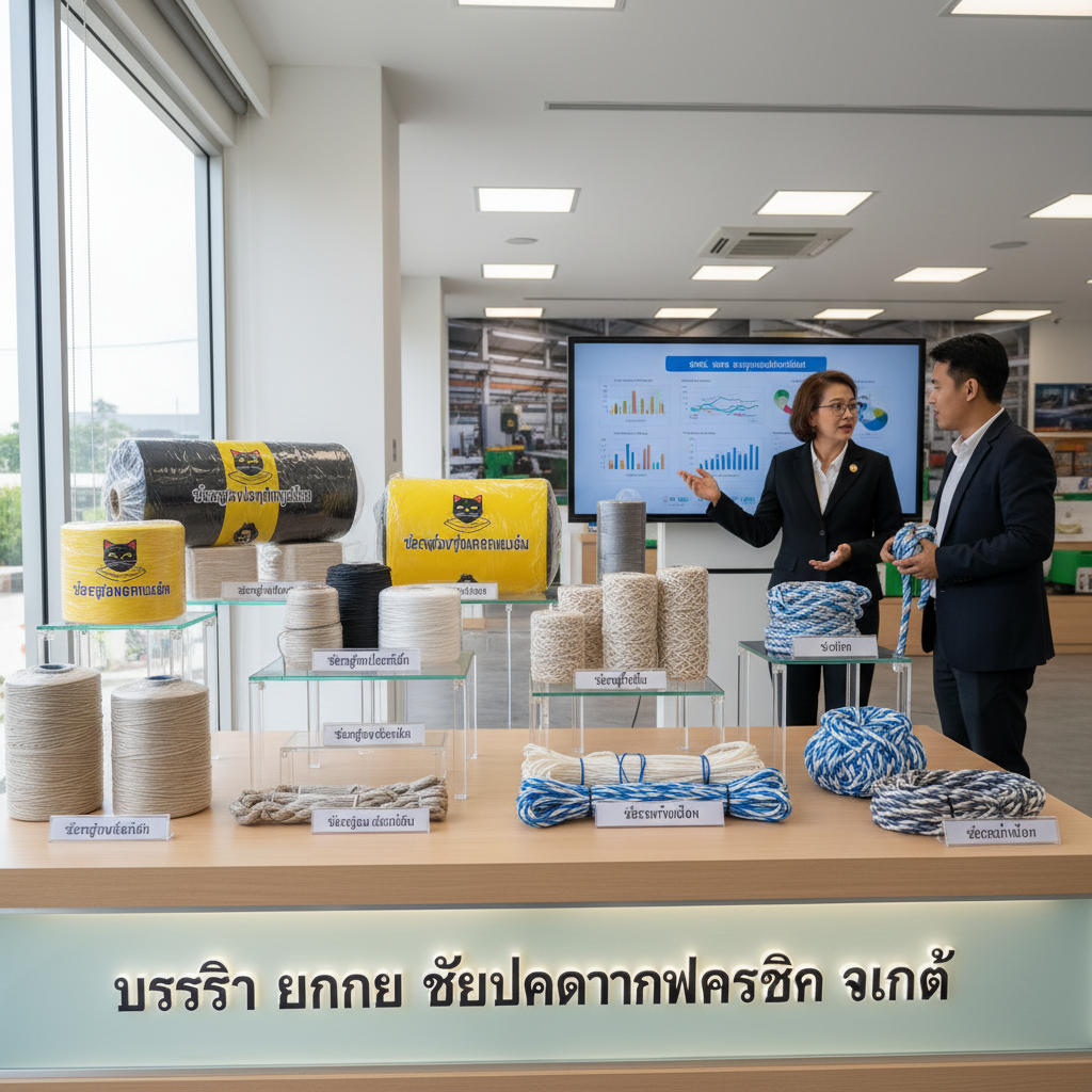 โรงงานผลิตและจำหน่ายเชือกฟาง เชือกฟางโยงกิ่งทุเรียนตราแมวดำ เชือกฟางพลาสติก เชือกฟางเส้นเล็ก เชือกฟางเส้นใหญ่ เชือกเกลียว เชือกไนล่อน เชือกอุตสาหกรรม ราคาส่ง รุ่นแนะนำ