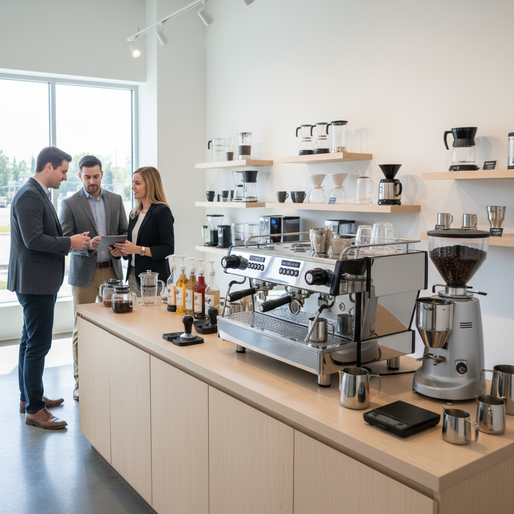 อุปกรณ์และเครื่องชงเครื่องดื่มครบวงจร