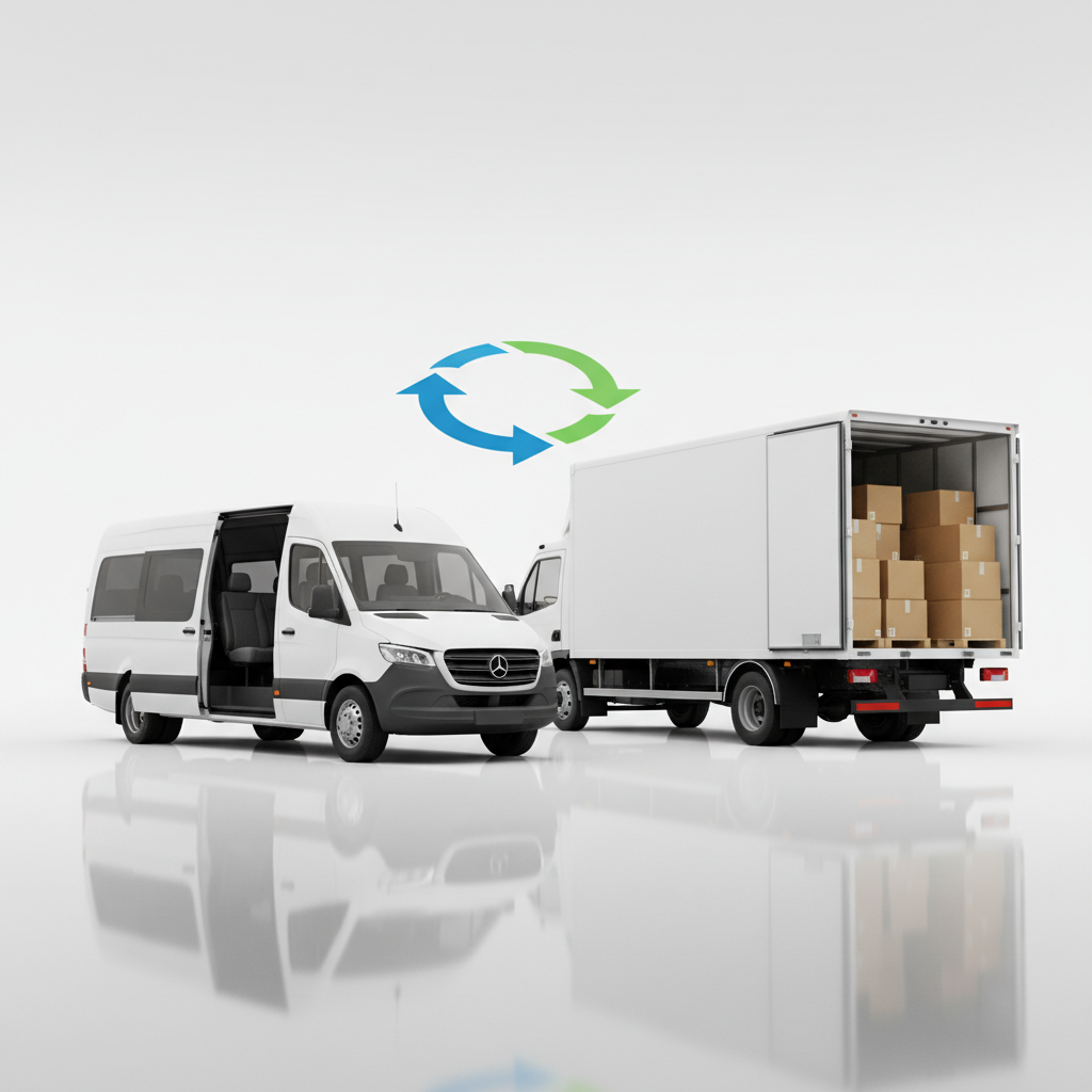 บริการรถรับส่งพนักงานและขนส่งสินค้า