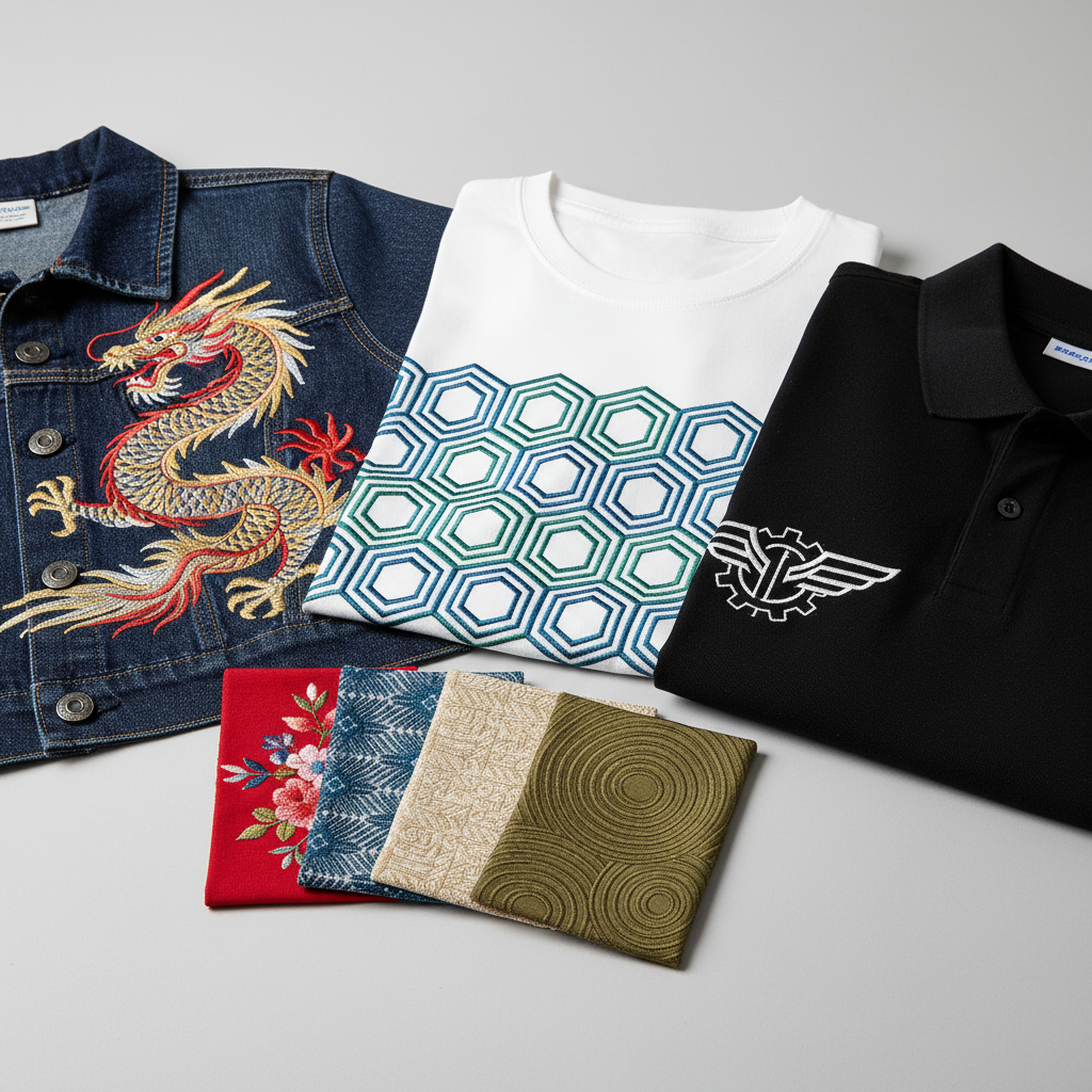 Computerized Apparel Embroidery (ปักลายลงบนเสื้อผ้า)