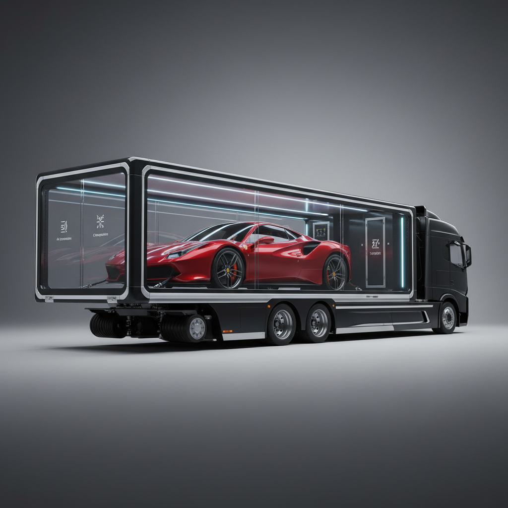 บริการรถสไลด์รถหรู ตู้ใส (Supercar & Luxury)