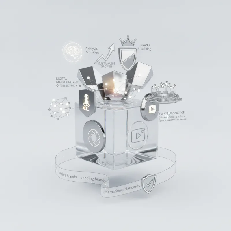 เป็นเอเจนซี่การสื่อสารการตลาดแบบบูรณาการ (IMC) และที่ปรึกษาพัฒนาธุรกิจ ช่วยวิเคราะห์ วางกลยุทธ์ และสร้างสรรค์โซลูชันเพื่อการเติบโตอย่างยั่งยืน ครอบคลุมงานสร้างแบรนด์ การตลาดดิจิทัลและโฆษณาออนไลน์ PR วางแผนสื่อ ครีเอทีฟและโปรดักชัน (วิดีโอ กราฟิก ภาพถ่าย เว็บไซต์) รวมถึงจัดอีเวนต์ เช่น เปิดตัว โรดโชว์ และเวิร์กช็อป — สินค้าหลัก