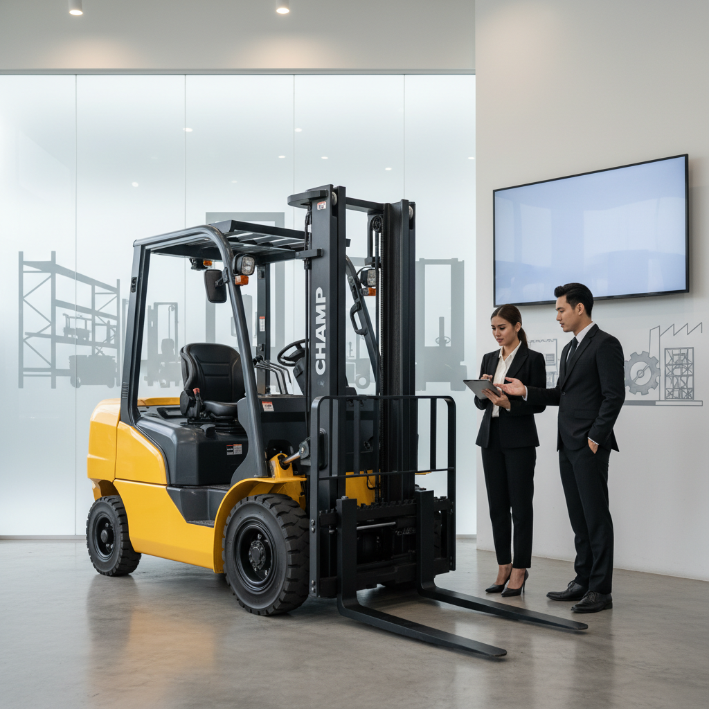 รถโฟล์คลิฟท์ แชมป์