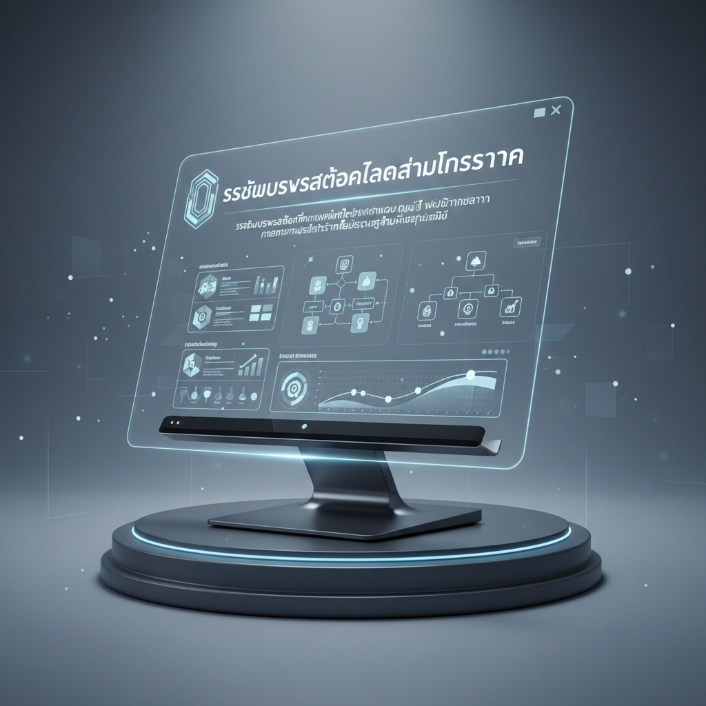 ระบบบริหารสต๊อกตลอดอายุโครงการ