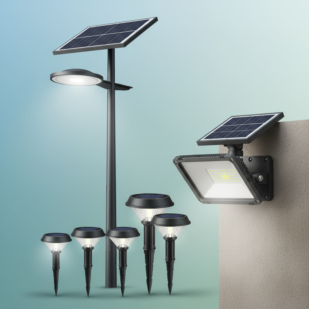 โคมไฟภายนอกและโซลาร์เซลล์ (Outdoor Lightings & Solar Cell)