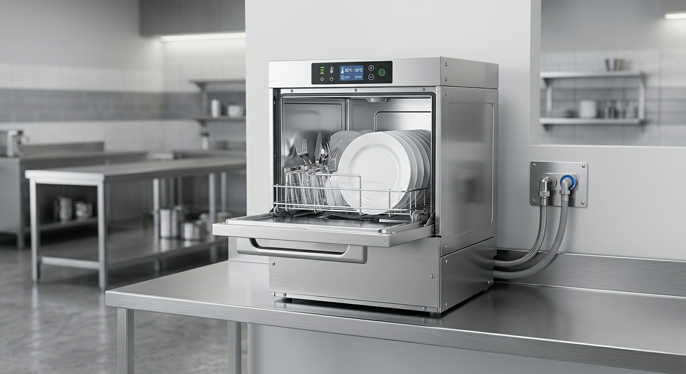 เครื่องล้างจานอุตสาหกรรมขนาดเล็ก