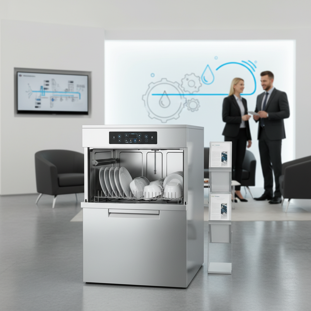 เครื่องล้างจานอุตสาหกรรมขนาดกลาง