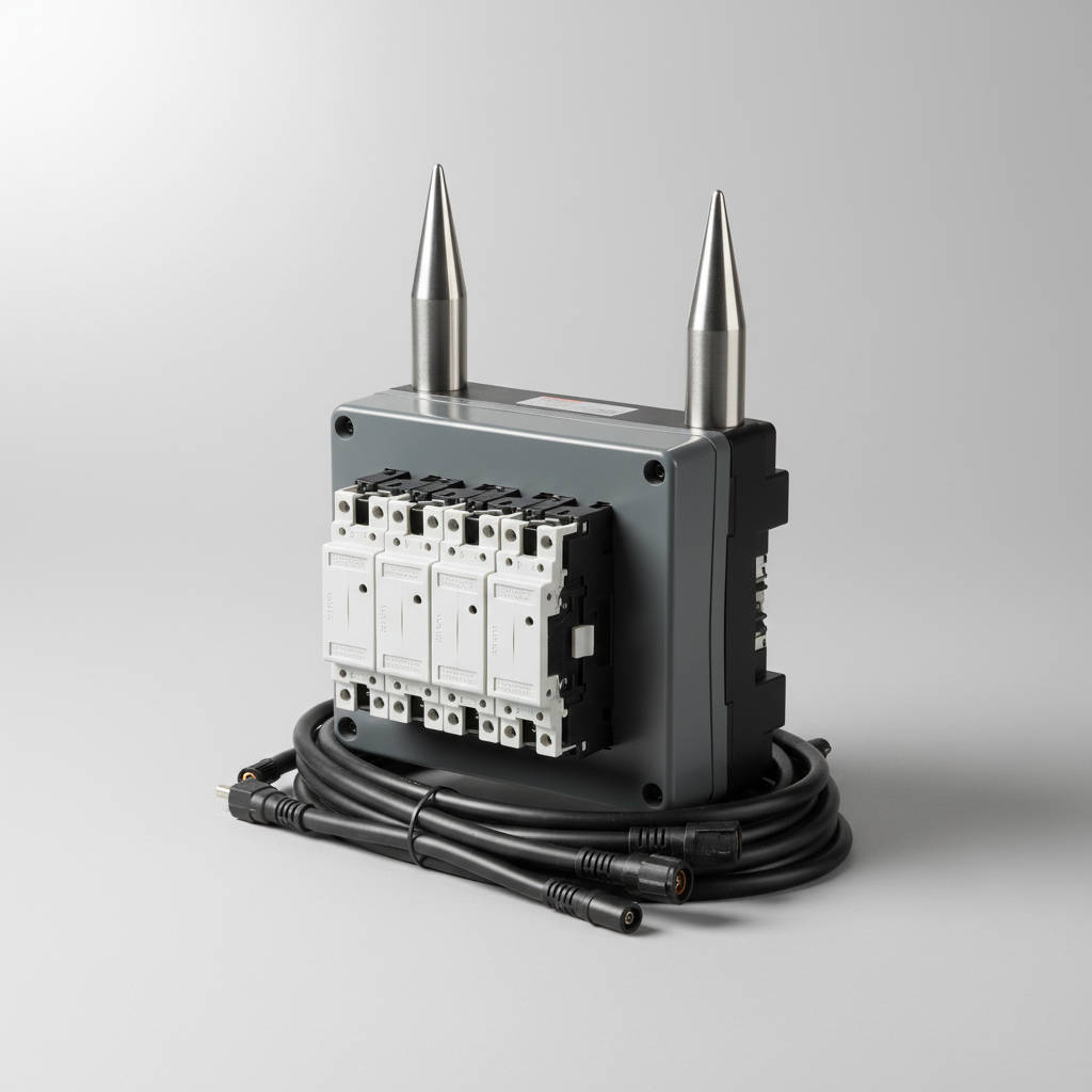 Surge Protector SPD ป้องกันไฟกระชาก ป้องกันฟ้าผ่า หัวล่อฟ้า — สินค้าหลัก