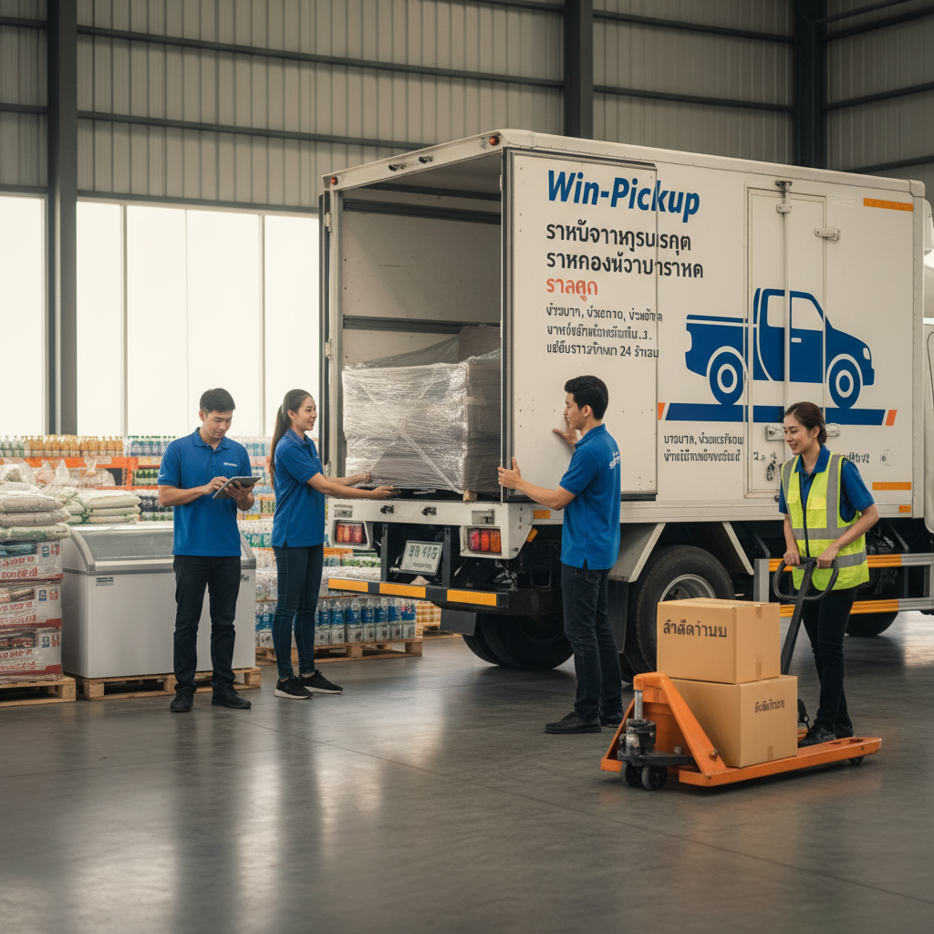 รู้จักเรา Win-Pickup รถรับจ้างกรุงเทพ รถขนของทั่วประเทศไทย ราคาถูก